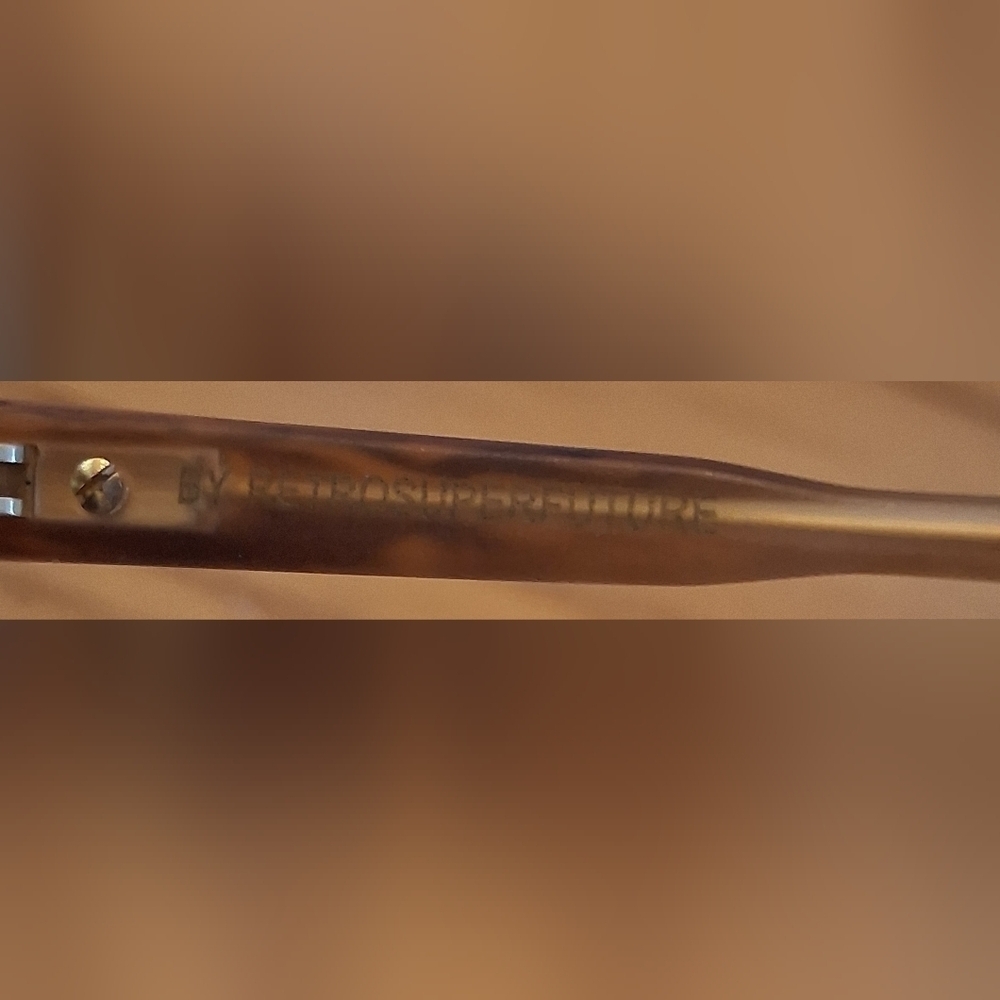Euc Retrosuperfuture 49er Havana Gold & Tortoise Unisex Sunglass Sunnies Glasses — image 6 of 7